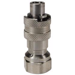 N4F6-S 303 Stainless Steel Dix-Lock™ N-Series Bowes Interchange Female Thread Plug